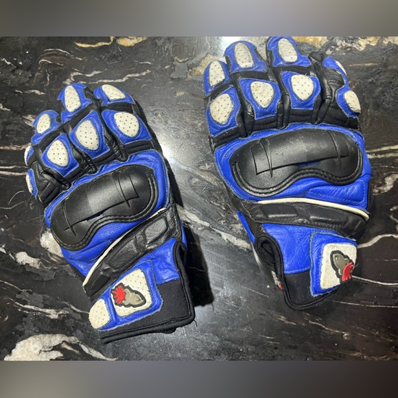 Joe Rocket Motorcycle Biker Racing Padded Heavy Duty Jacket and matching gloves - Picture 6 of 6